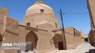 درهای بسته‌ی خانقاه شیخِ محبوبِ شاهان اتابکی در یزد