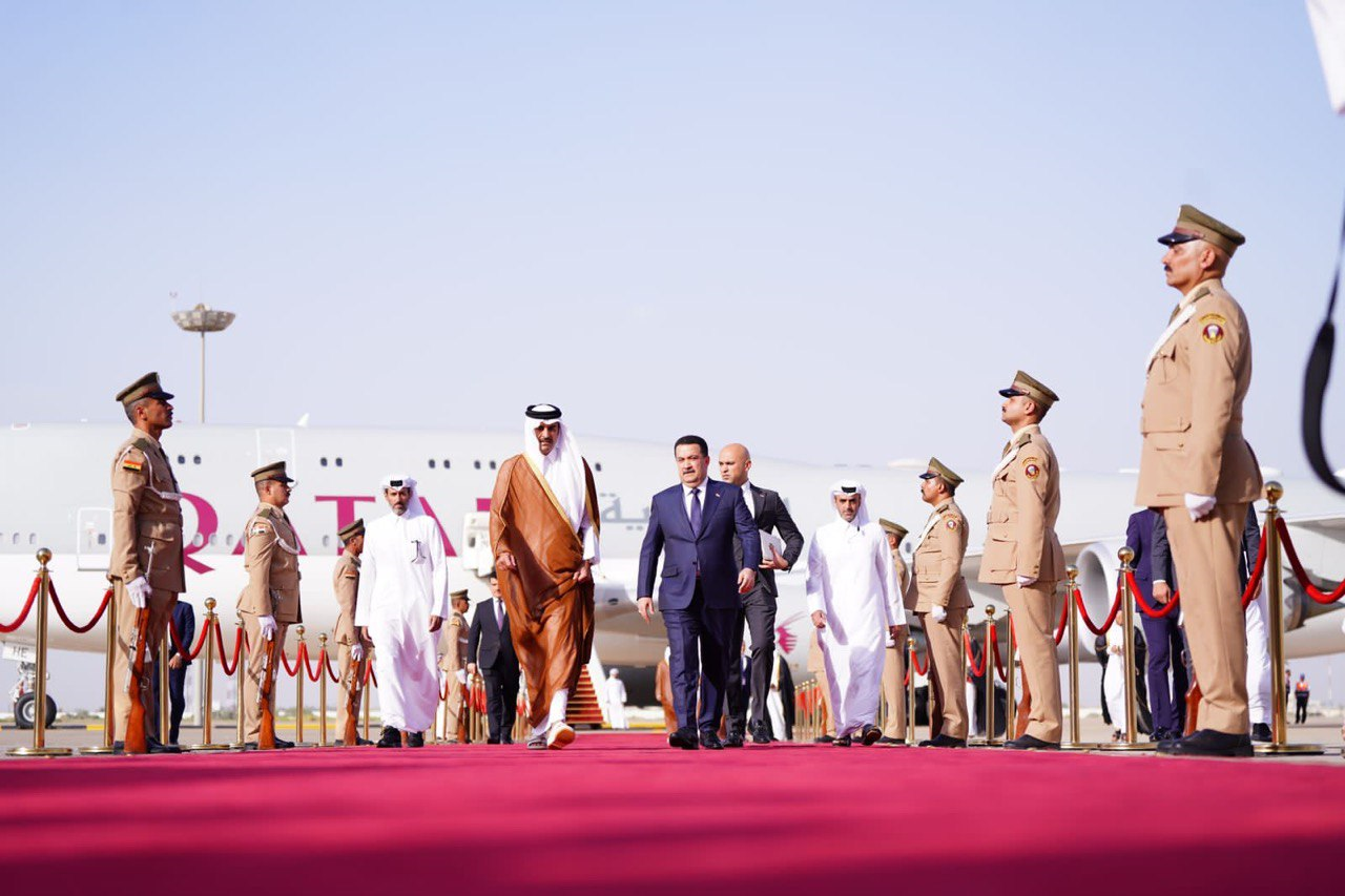 امیر قطر با نخست‌وزیر عراق دیدار کرد