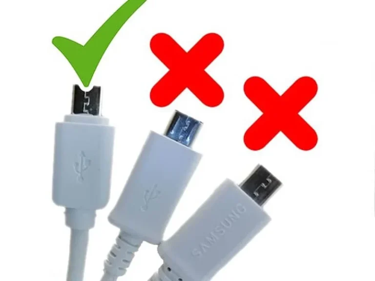 تشخیص کابل شارژر اصلی سامسونگ