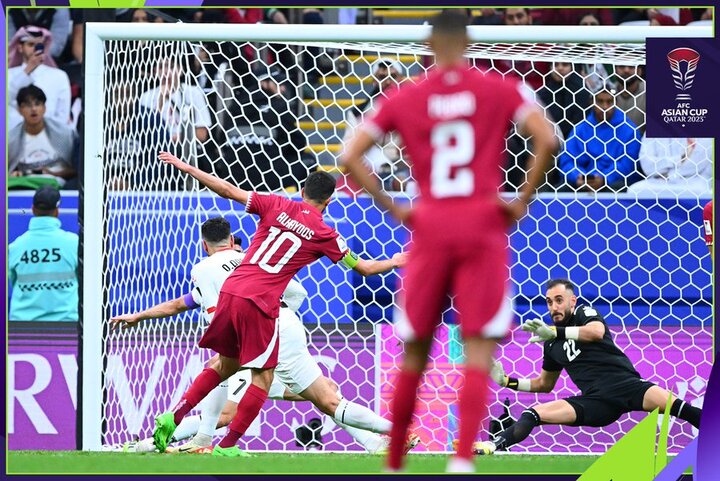 وداع فلسطین با جام ملت‌ها/ قطر به یک چهارم نهایی رسید