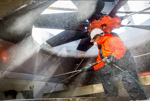 Safety measures in the cooling tower