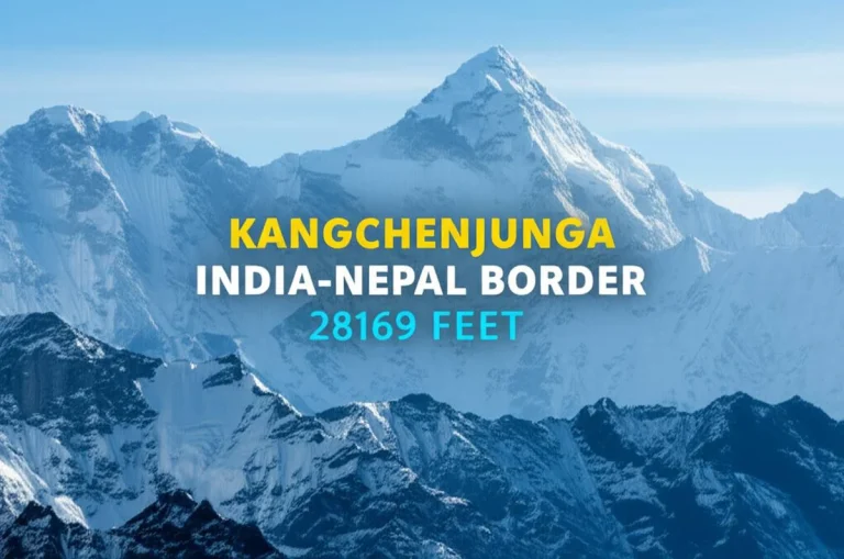 قله کانگچن جونگا Kangchenjunga ، مرز هند و نپال (۲۸۱۶۹ فوت)