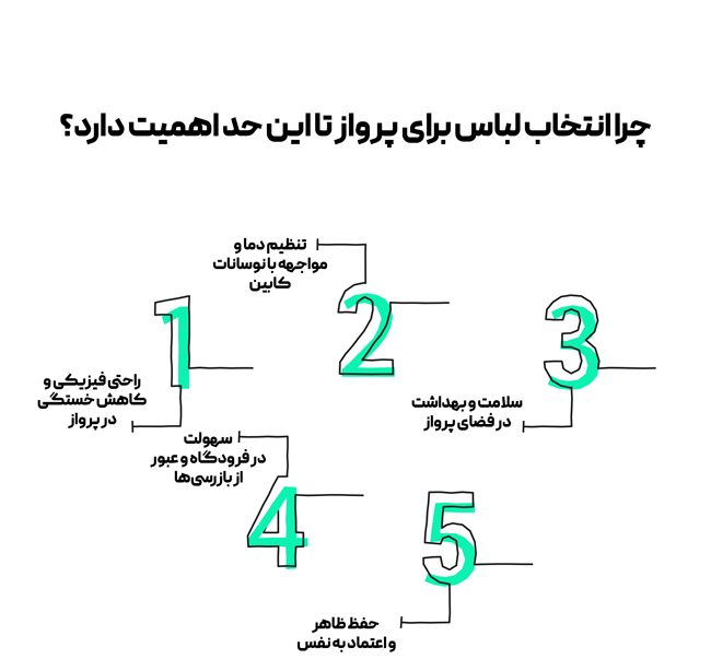 چرا انتخاب لباس برای پرواز تا این حد اهمیت دارد؟